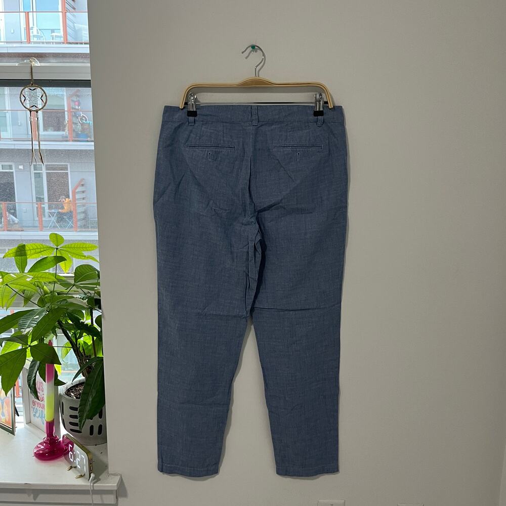 Talbots Blue The Weekend Chino Pants Size 10 - Picture 6 of 6